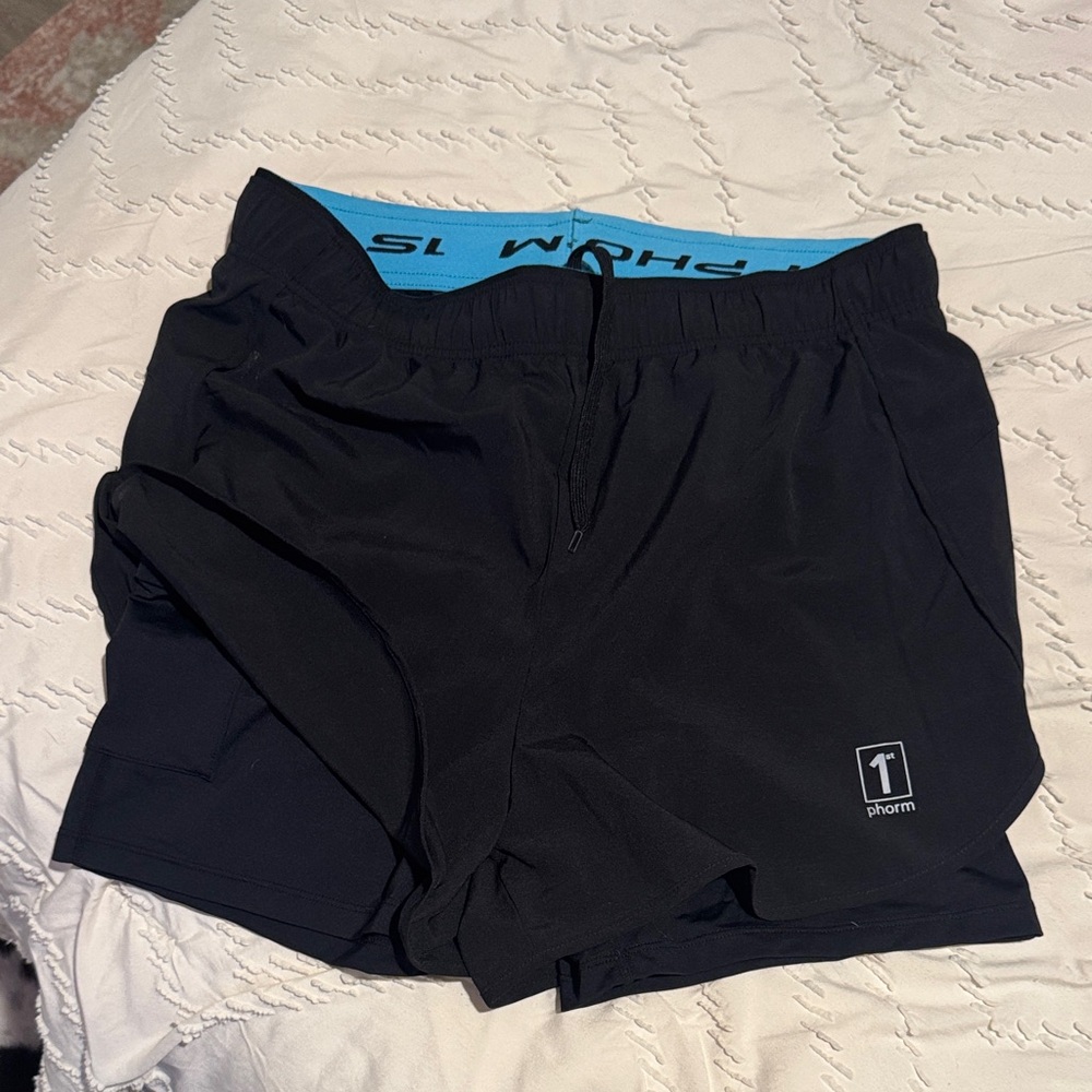 1st Phorm Black Athletic Shorts